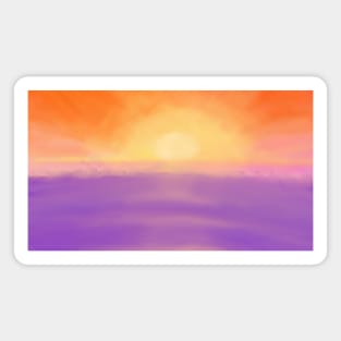 Calming Sunset Magnet